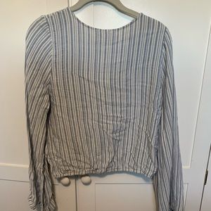 Slightly cropped boutique top